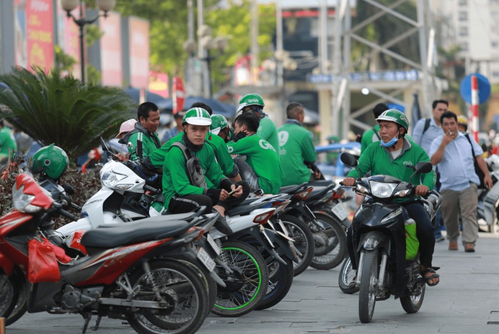 Tecnologia moto taxi in Vietnam