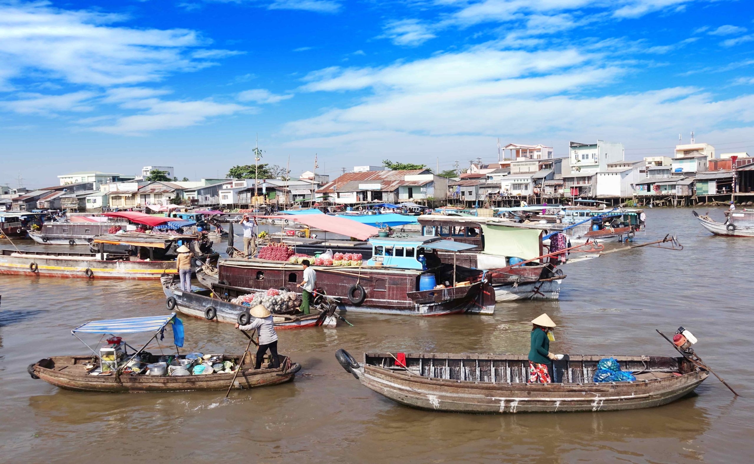 Mercado flotante de Cai Rang