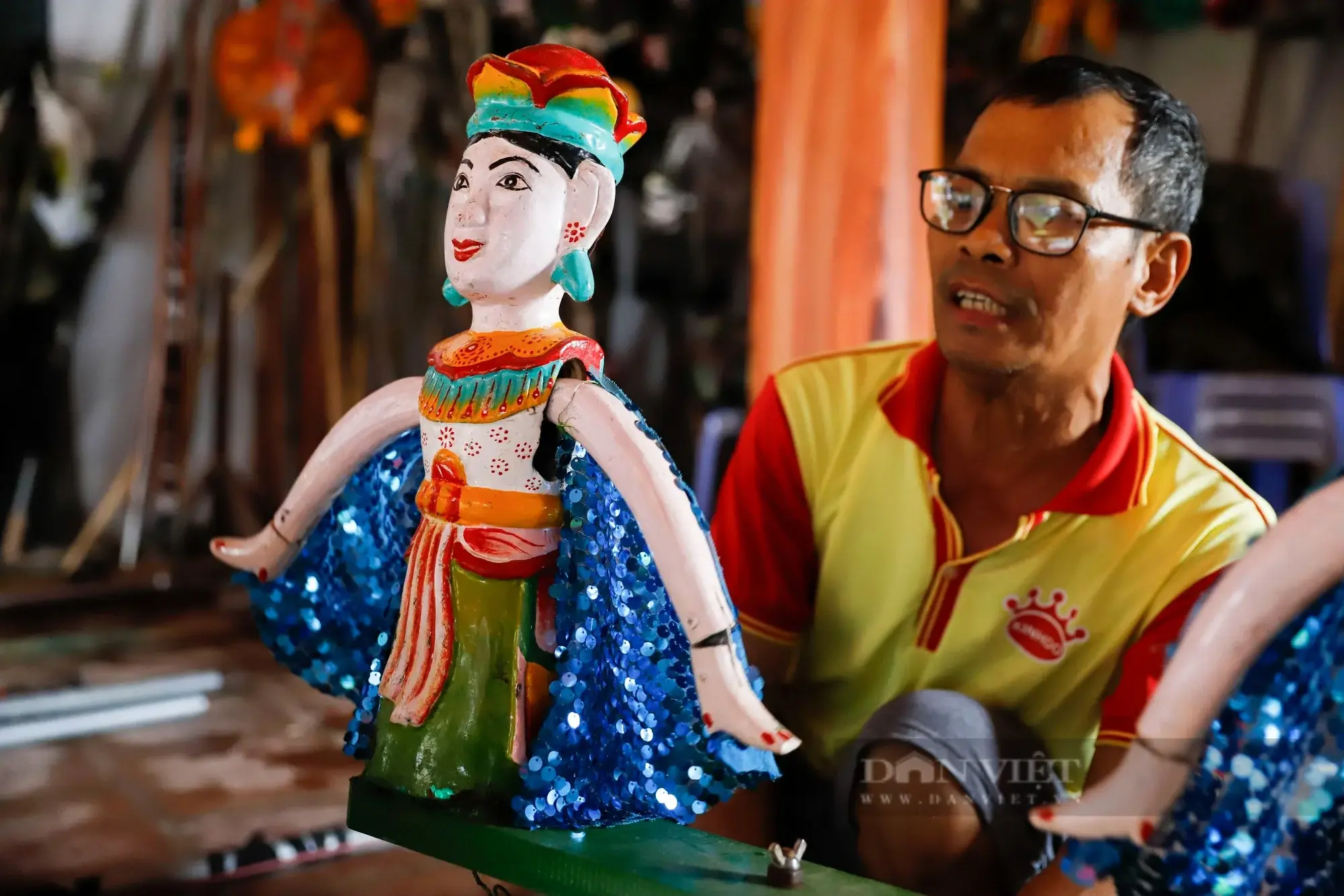 taller de marionetas de agua