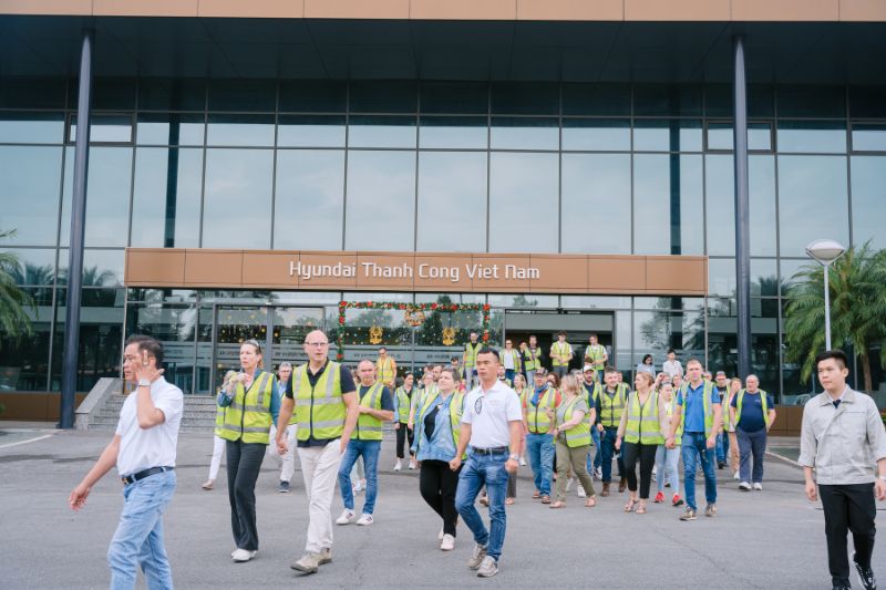 visit to the Hyundai Thanh Cong factory in Vietnam